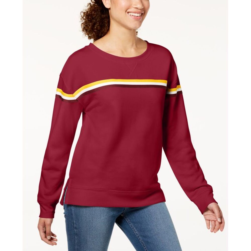 Hippie Rose Juniors Striped Sweatshirt